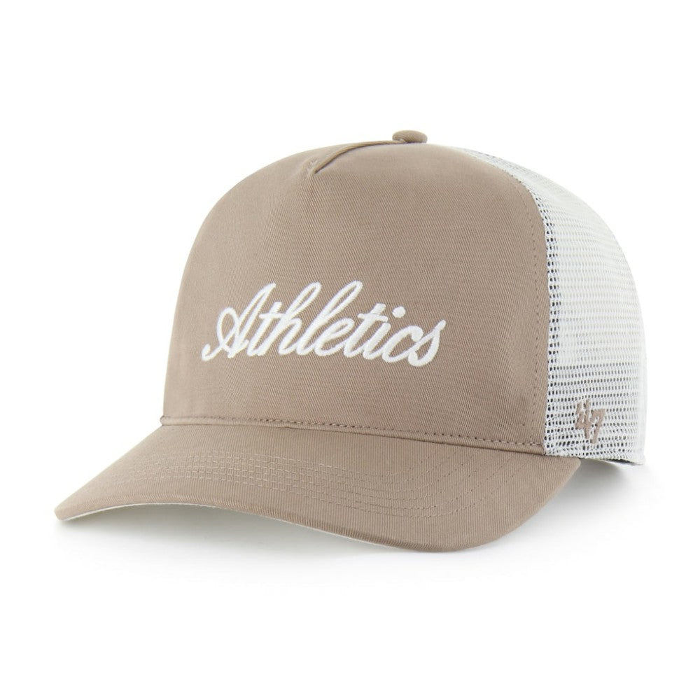 Athletics '47 Foundational Mesh Hitch Adjustable Hat - Brown - 47 brand Lifestyle