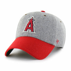 Los Angeles Angels '47 Golden Age Wool Clean Up Adjustable Hat - Gray/Red - 47 brand on Sale