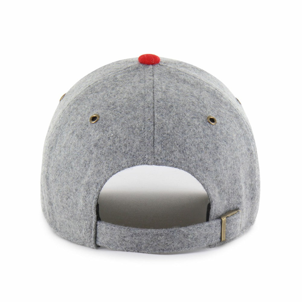 Los Angeles Angels '47 Golden Age Wool Clean Up Adjustable Hat - Gray/Red - 47 brand on Sale