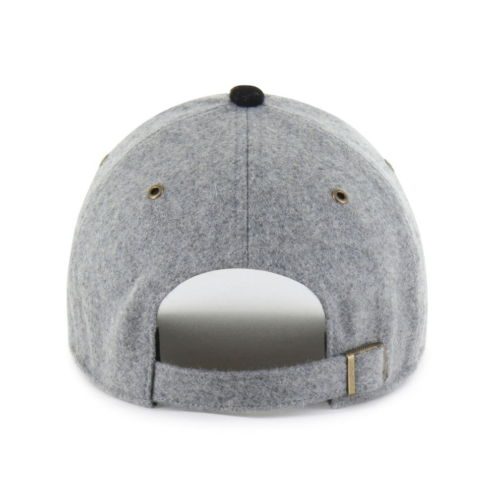 San Francisco Giants '47 Golden Age Wool Clean Up Adjustable Hat - Gray/Black - 47 brand Lifestyle