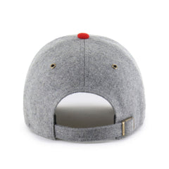 St. Louis Cardinals '47 Golden Age Wool Clean Up Adjustable Hat - Gray/Red - 47 brand Discount