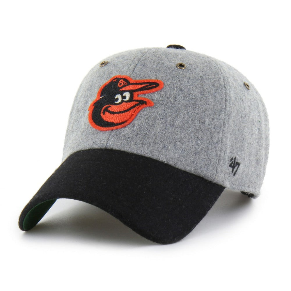 Baltimore Orioles '47 Golden Age Wool Clean Up Adjustable Hat - Gray - 47 brand Online