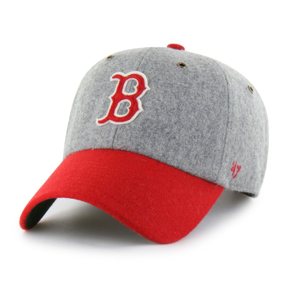 Boston Red Sox '47 Golden Age Wool Clean Up Adjustable Hat - Gray - 47 brand on Sale