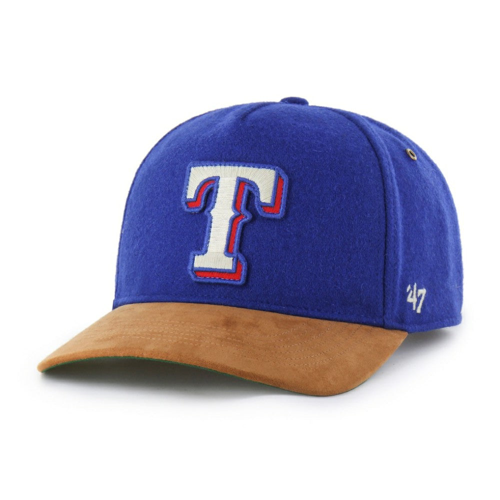 Texas Rangers '47 Gold Age Hitch Adjustable Hat - Royal - 47 brand Online