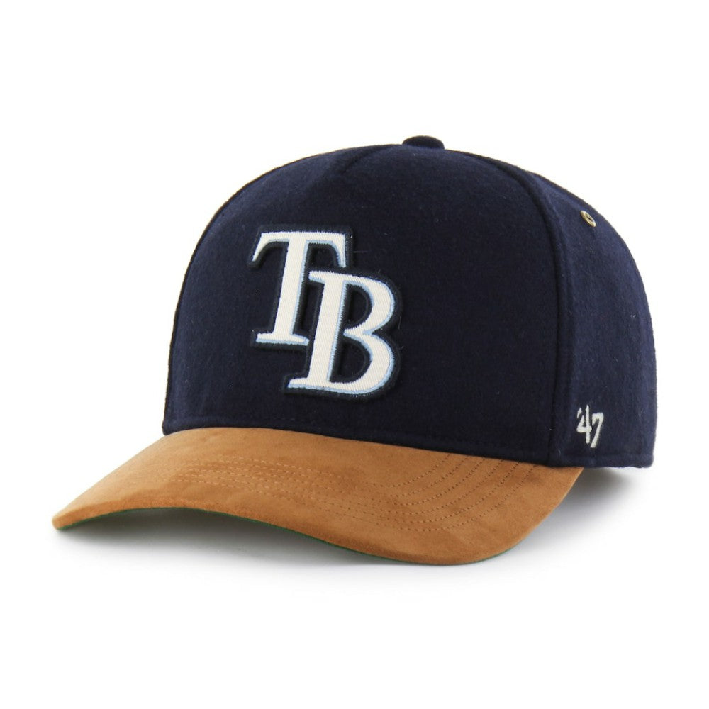 Tampa Bay Rays '47 Gold Age Wool Hitch Adjustable Hat - Navy - 47 brand on Sale