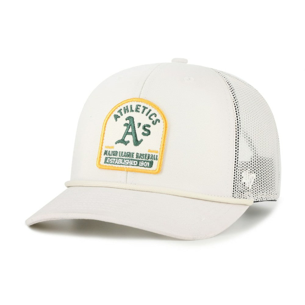Athletics '47 Gravestone Adjustable Trucker Hat - Cream - 47 brand on Sale