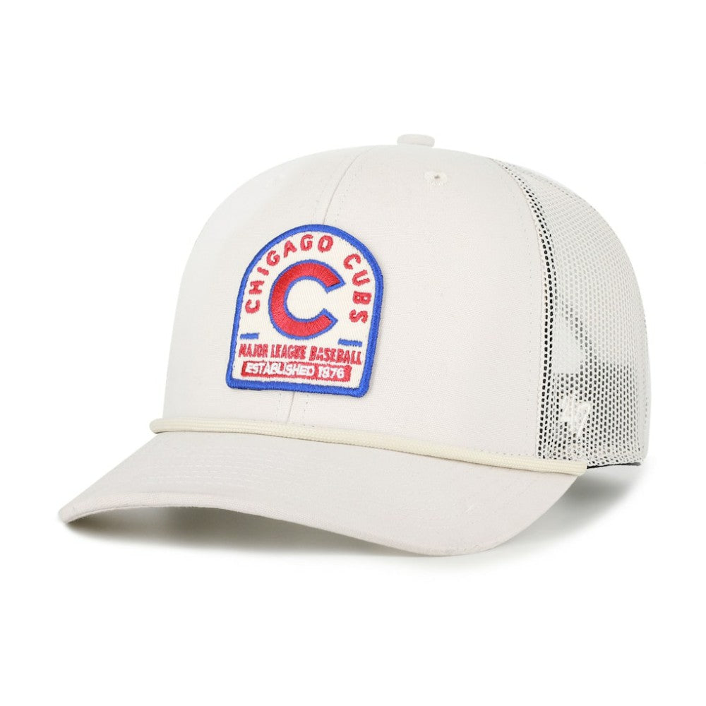 Chicago Cubs '47 Gravestone Adjustable Trucker Hat - Cream - 47 brand on Sale
