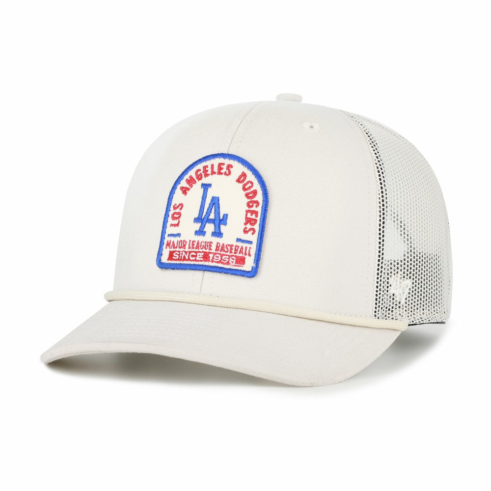 Los Angeles Dodgers '47 Gravestone Adjustable Trucker Hat - Cream - 47 brand on Sale