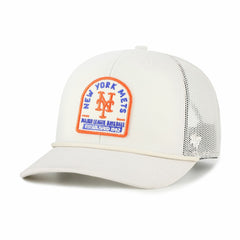 New York Mets '47 Gravestone Adjustable Trucker Hat - Cream - 47 brand on Sale