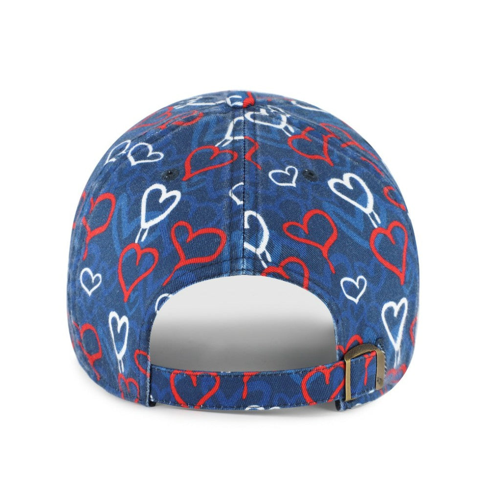Atlanta Braves '47 Girls Youth Mural Clean Up Adjustable Hat - Navy - 47 brand Online