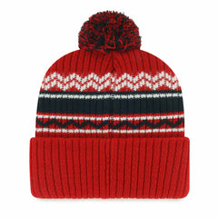 Los Angeles Angels '47 Youth Polar Vortex Cuffed Knit Hat with Pom - Red - 47 brand Discount