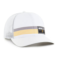Pittsburgh Pirates '47 Rangefinder brrr Trucker Adjustable Hat - White - 47 brand Lifestyle