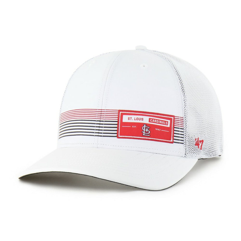 St. Louis Cardinals '47 Rangefinder brrr Trucker Adjustable Hat - White - 47 brand Discount