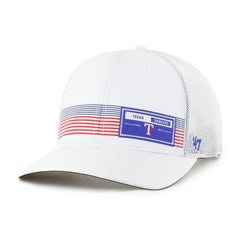 Texas Rangers '47 Rangefinder brrr Trucker Adjustable Hat - White - 47 brand Discount