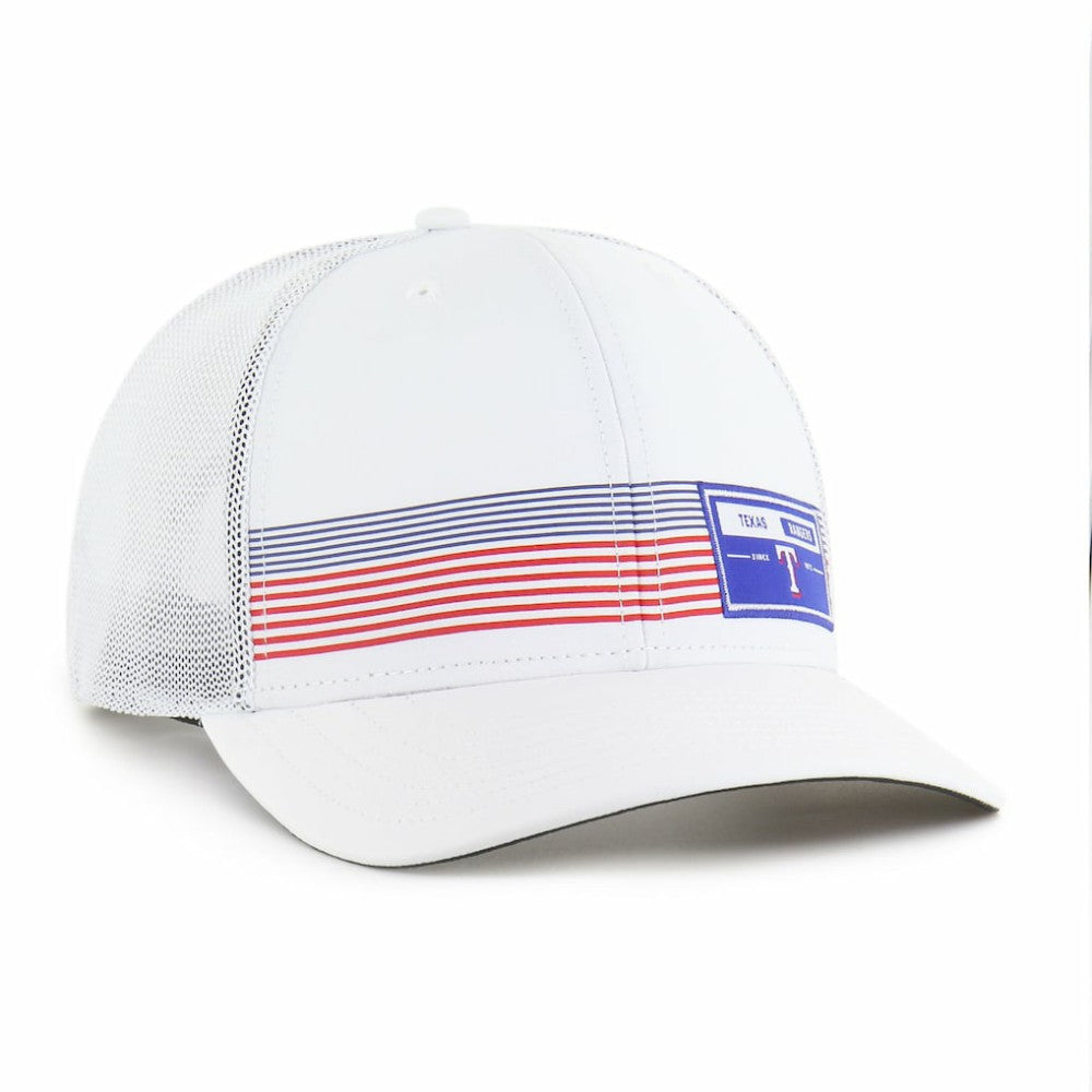 Texas Rangers '47 Rangefinder brrr Trucker Adjustable Hat - White - 47 brand Discount