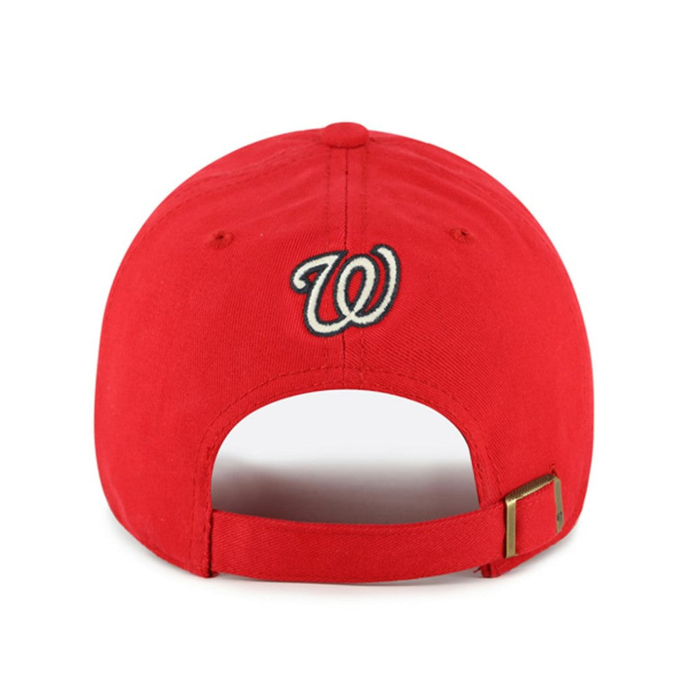 Washington Nationals '47 Women's Zoey Clean Up Adjustable Hat - Red - 47 brand Lifestyle
