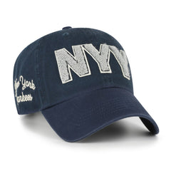 New York Yankees '47 Women's Zoey Clean Up Adjustable Hat - Navy - 47 brand on Sale