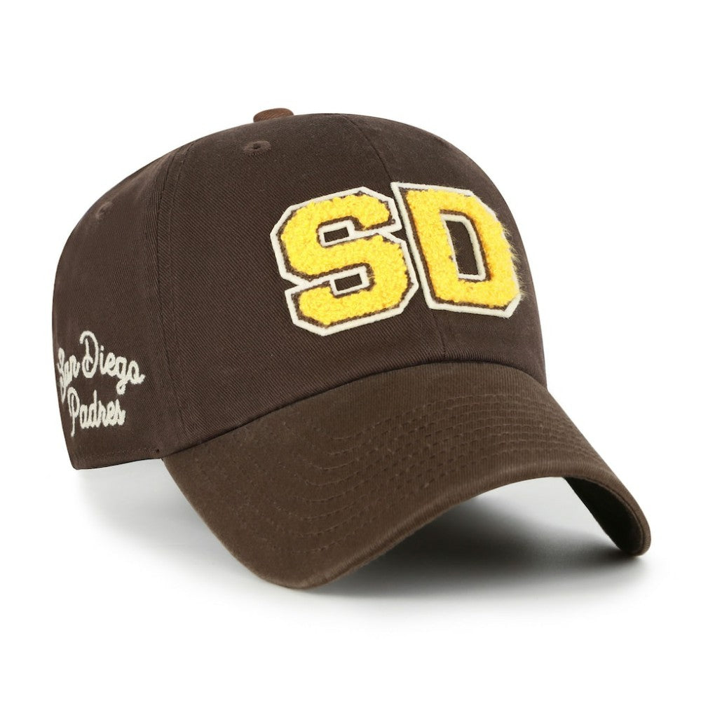San Diego Padres '47 Women's Zoey Clean Up Adjustable Hat - Brown - 47 brand Online