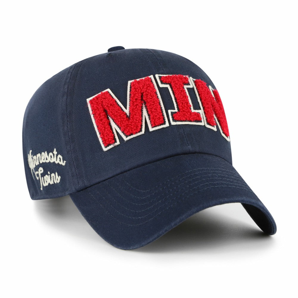 Minnesota Twins '47 Women's Zoey Clean Up Adjustable Hat - Navy - 47 brand Discount