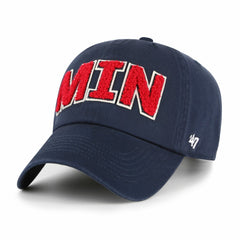 Minnesota Twins '47 Women's Zoey Clean Up Adjustable Hat - Navy - 47 brand Discount