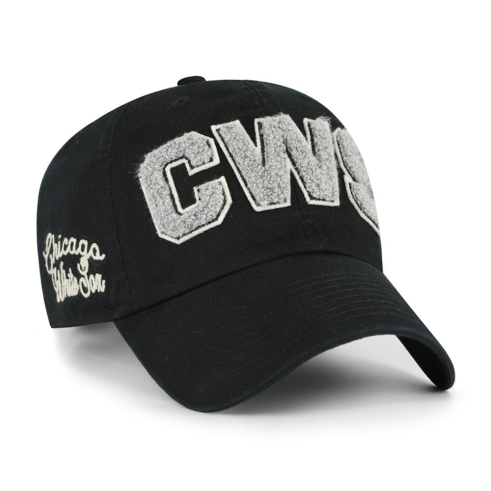 Chicago White Sox '47 Women's Zoey Clean Up Adjustable Hat - Black - 47 brand Lifestyle