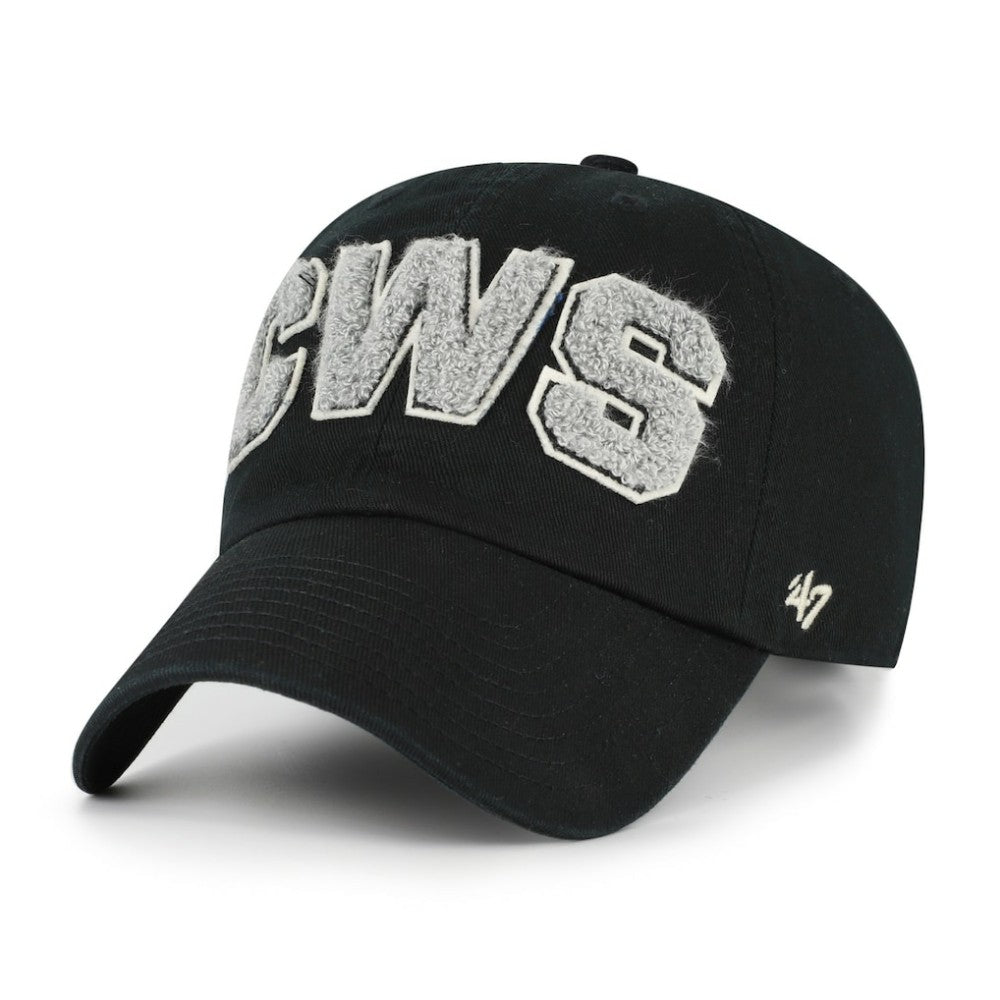 Chicago White Sox '47 Women's Zoey Clean Up Adjustable Hat - Black - 47 brand Lifestyle