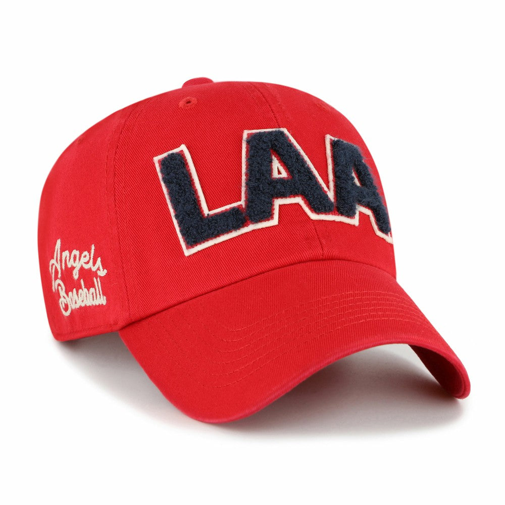 Los Angeles Angels '47 Women's Zoey Clean Up Adjustable Hat - Red - 47 brand on Sale