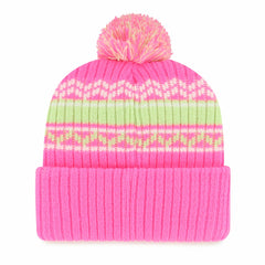 Los Angeles Angels '47 Youth Polar Vortex Cuffed Knit Hat with Pom - Pink - 47 brand Discount