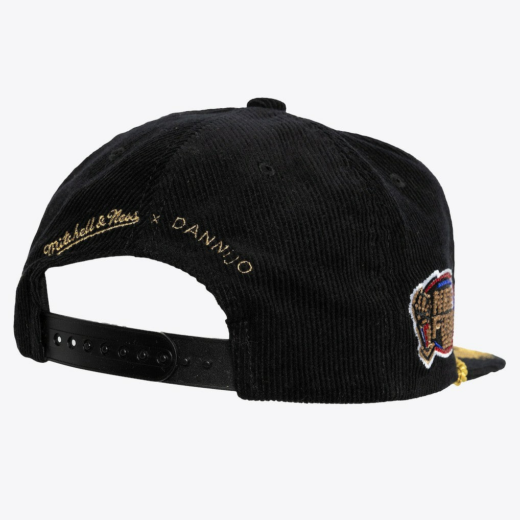 Chicago Bulls x DANNIJO Women's Deadstock Cord Snapback Hat Black | Mitchell & Ness
