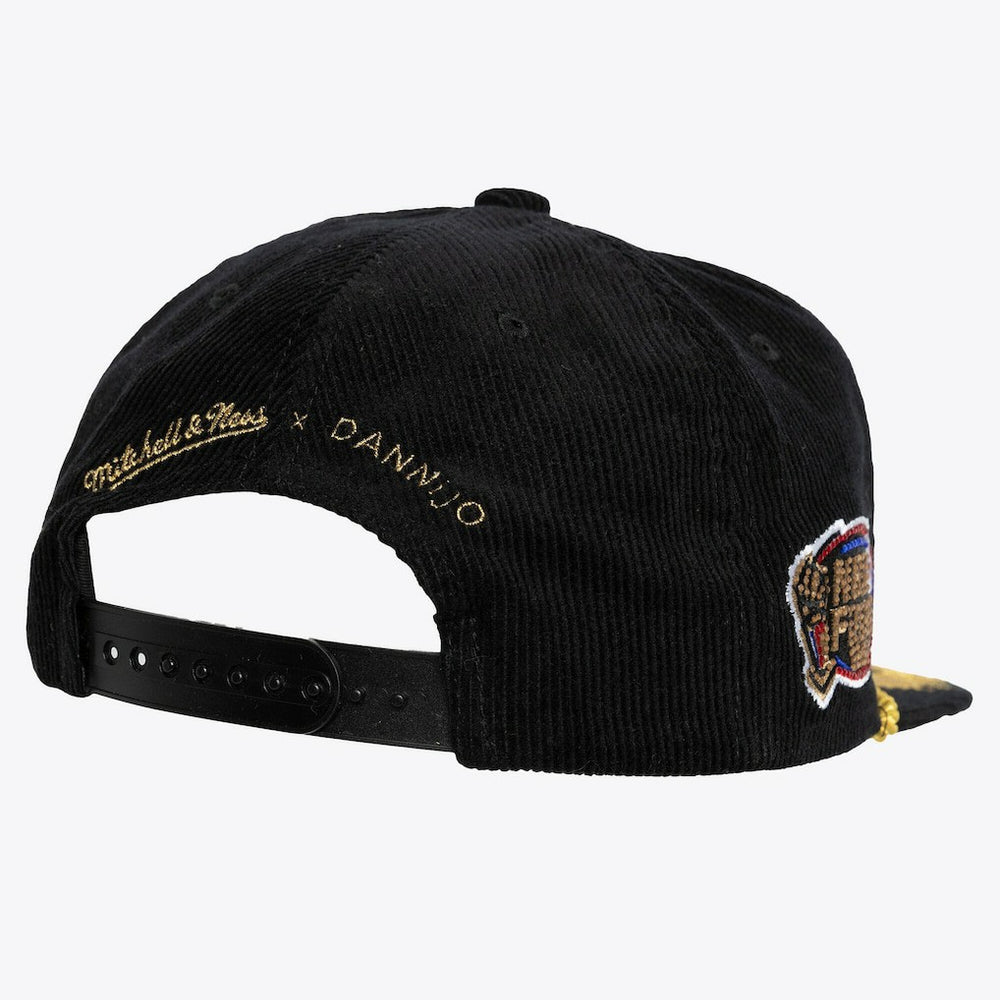 Chicago Bulls x DANNIJO Women's Deadstock Cord Snapback Hat Black | Mitchell & Ness