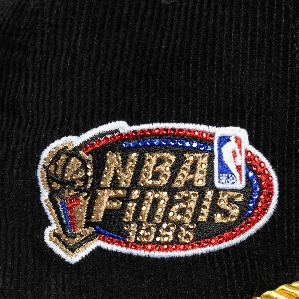 Chicago Bulls x DANNIJO Women's Deadstock Cord Snapback Hat Black | Mitchell & Ness