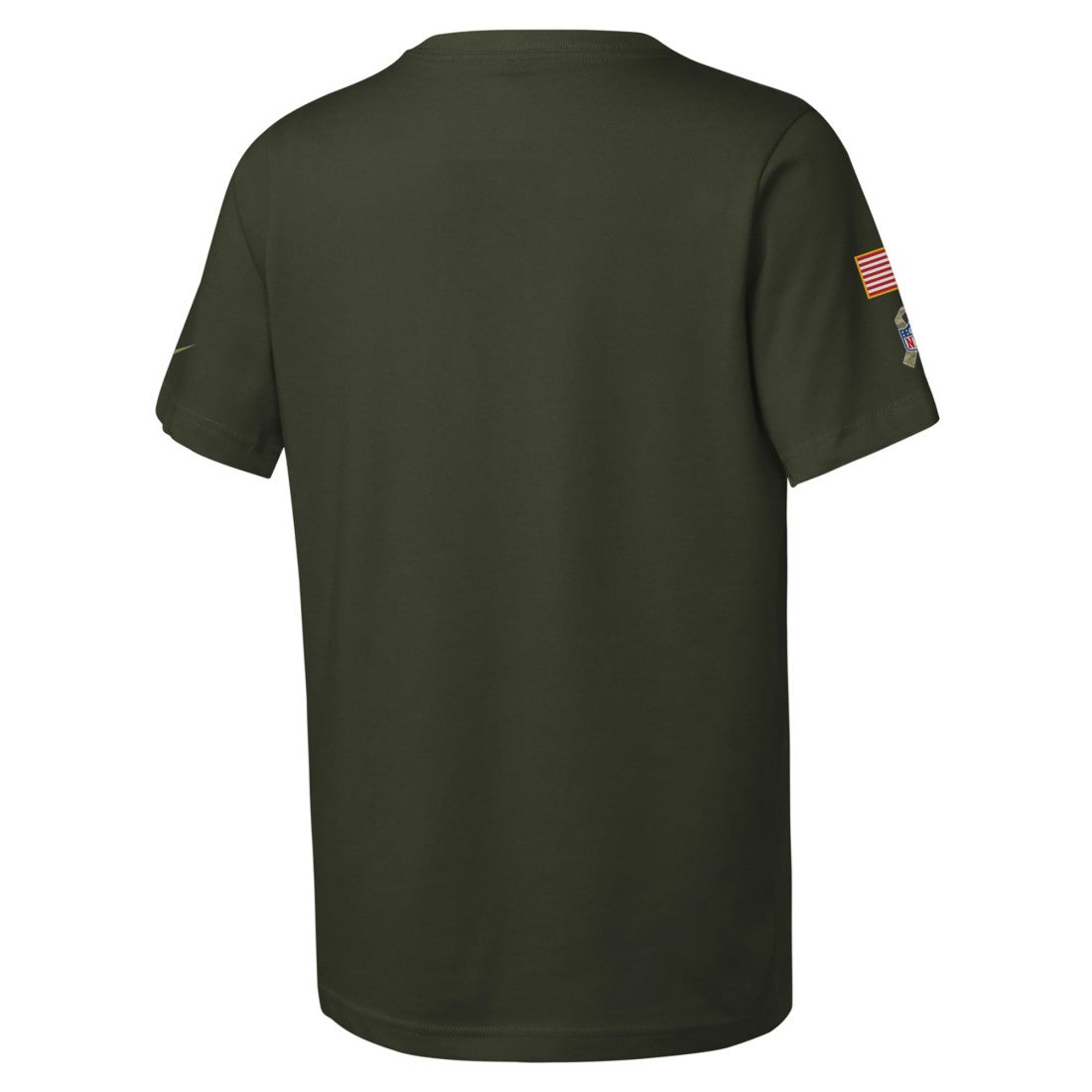 Nike Houston Texans Youth 2025 Salute to Service Sideline Dri-FIT T-Shirt Olive