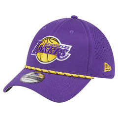 Los Angeles Lakers Featherweight Poly Rope Flex 39Thirty Hat Purple | New Era