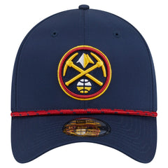 Denver Nuggets Featherweight Poly Rope Flex 39Thirty Hat for sale Navy | New Era Near Me