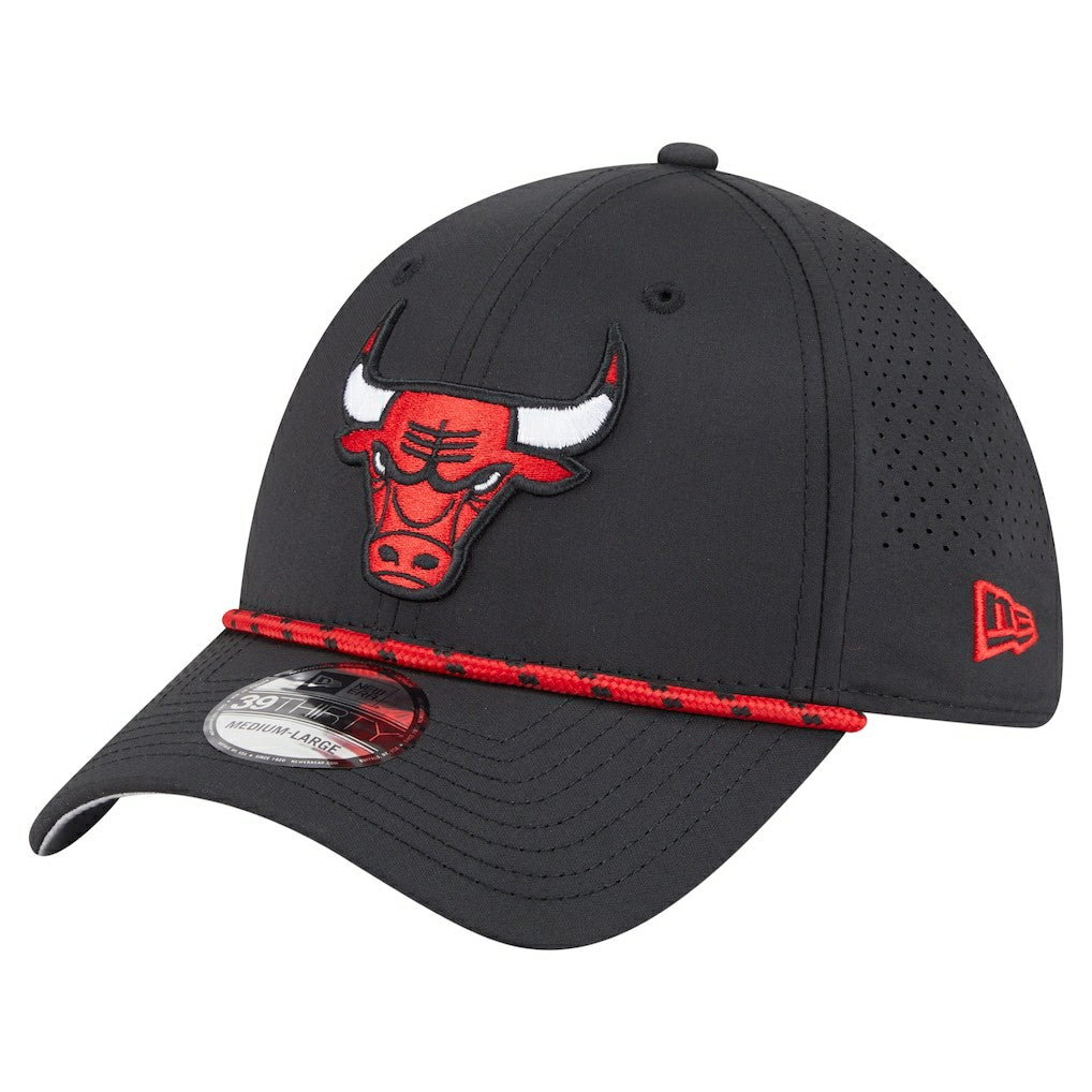 Chicago Bulls Featherweight Poly Rope Flex 39Thirty Hat Black | New Era for sale