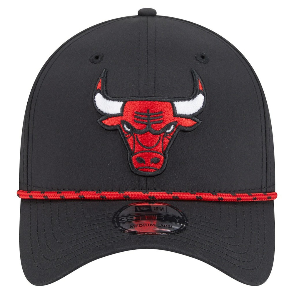 Chicago Bulls Featherweight Poly Rope Flex 39Thirty Hat Black | New Era for sale