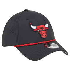 Chicago Bulls Featherweight Poly Rope Flex 39Thirty Hat Black | New Era for sale