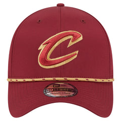 Cleveland Cavaliers Featherweight Poly Rope Flex 39Thirty Hat for sale Wine | New Era discount