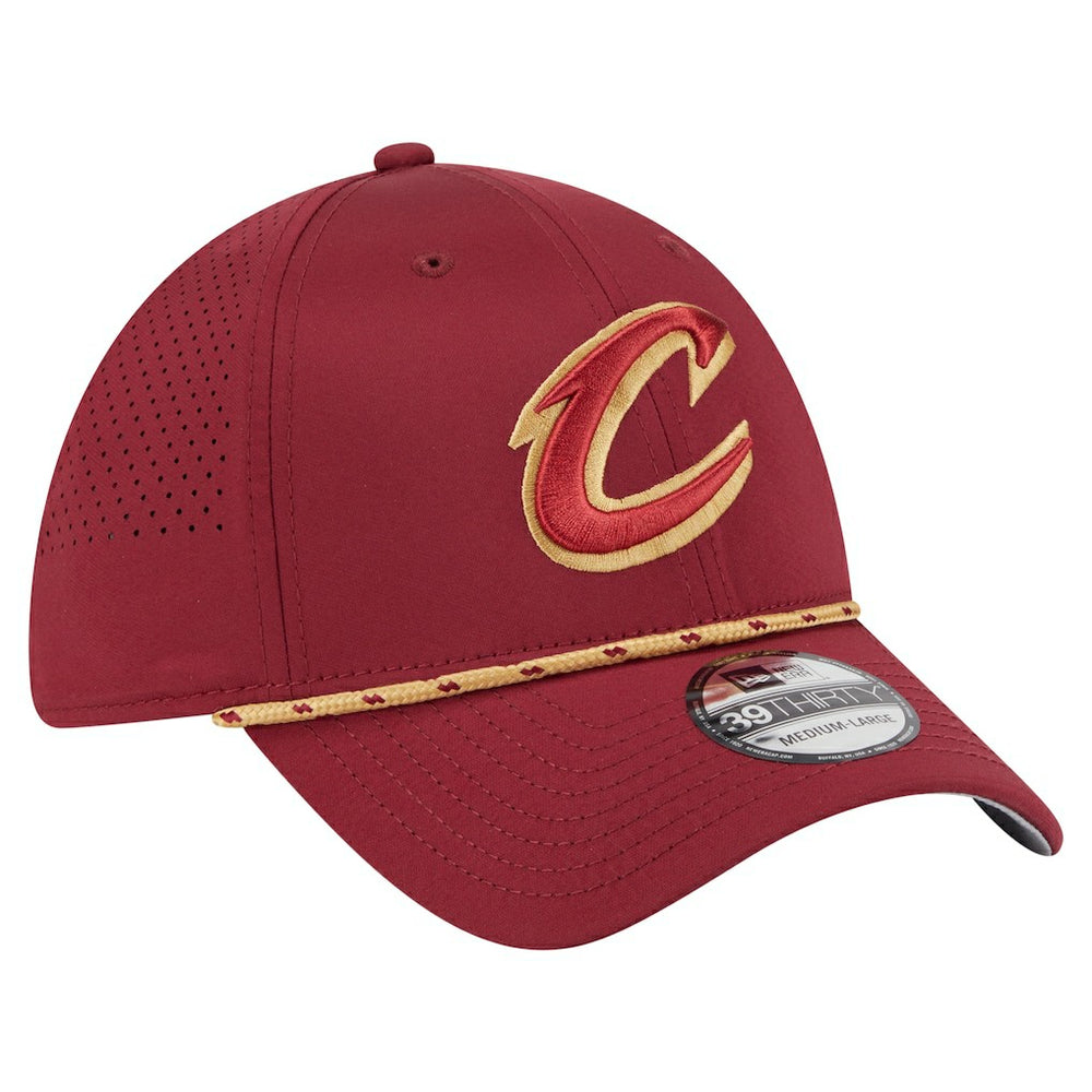 Cleveland Cavaliers Featherweight Poly Rope Flex 39Thirty Hat for sale Wine | New Era discount