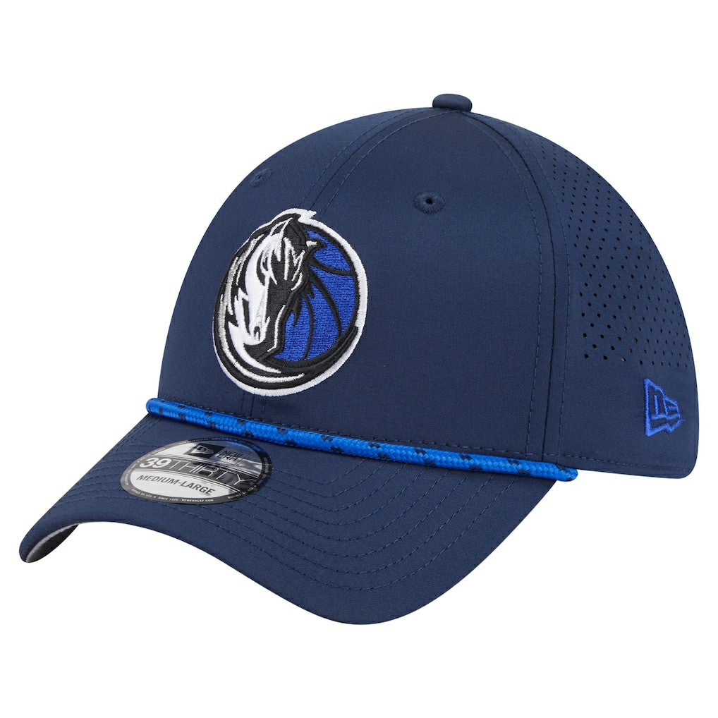 Dallas Mavericks Featherweight Poly Rope Flex 39Thirty Hat for sale Blue | New Era Near Me