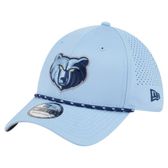 Memphis Grizzlies Featherweight Poly Rope Flex 39Thirty Hat Light Blue | New Era US