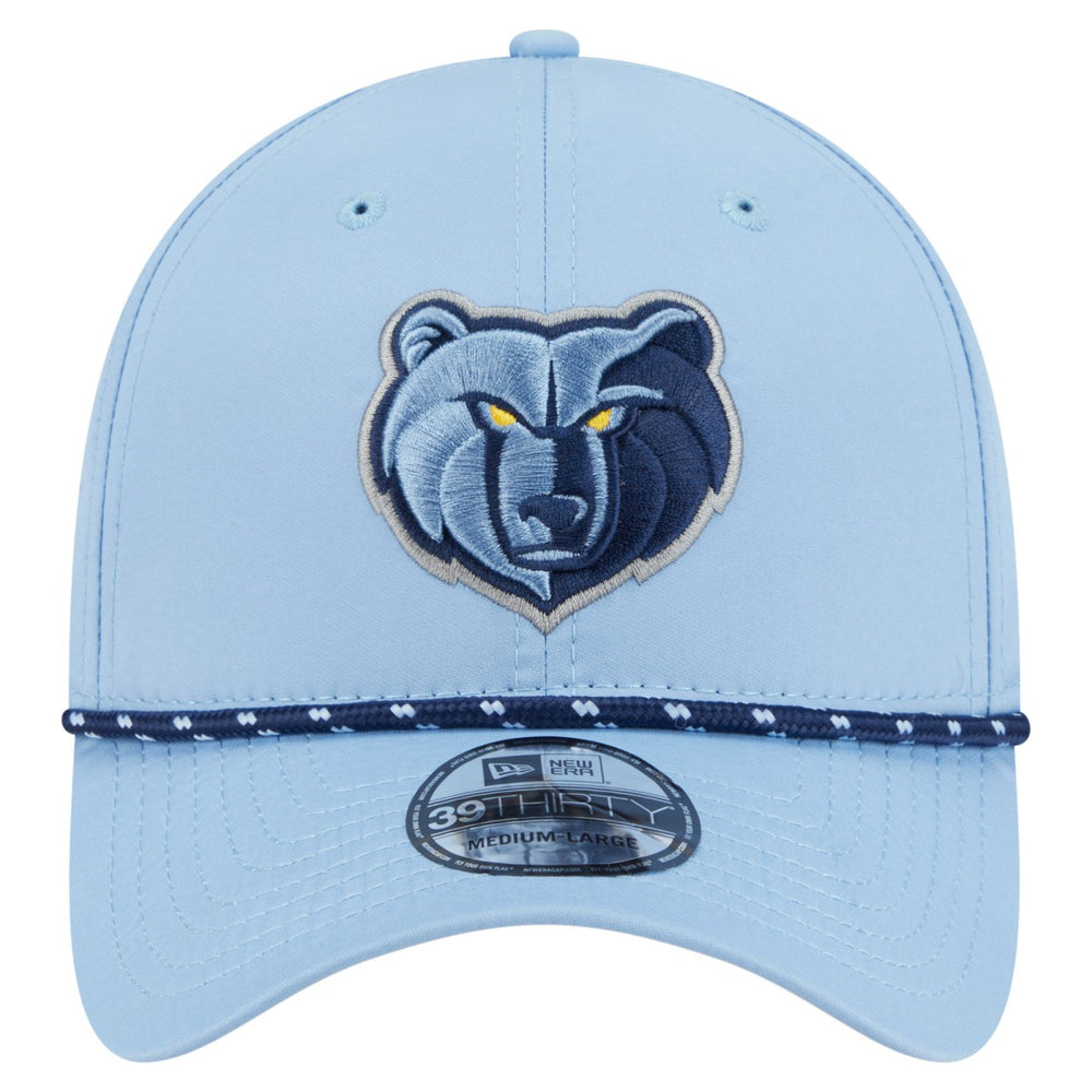 Memphis Grizzlies Featherweight Poly Rope Flex 39Thirty Hat Light Blue | New Era US