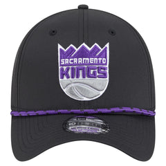 Sacramento Kings Featherweight Poly Rope Flex 39Thirty Hat Black | New Era US