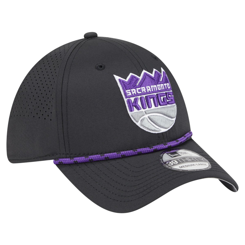 Sacramento Kings Featherweight Poly Rope Flex 39Thirty Hat Black | New Era US