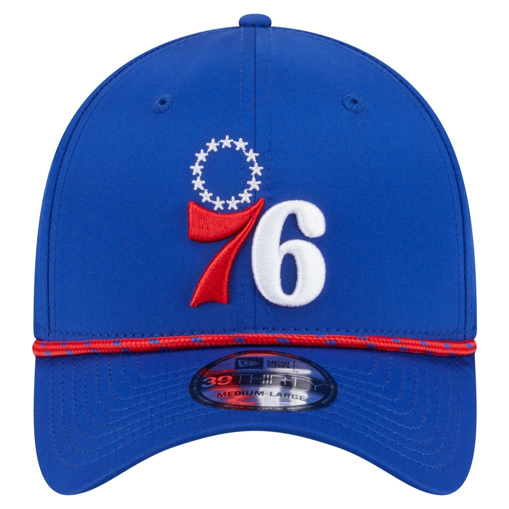 Philadelphia 76ers Featherweight Poly Rope Flex 39Thirty Hat Royal | New Era Near Me