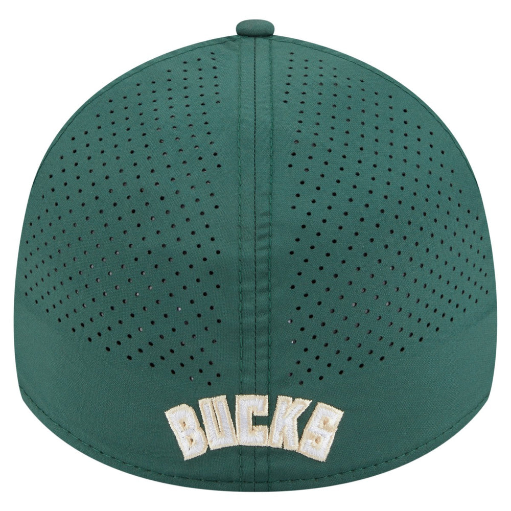 Milwaukee Bucks Featherweight Poly Rope Flex 39Thirty Hat Hunter Green | New Era Near Me
