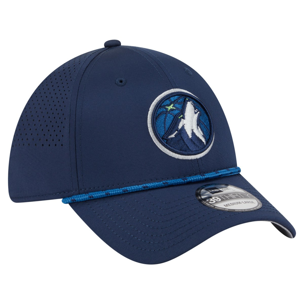 Minnesota Timberwolves Featherweight Poly Rope Flex 39Thirty Hat Navy | New Era outlet