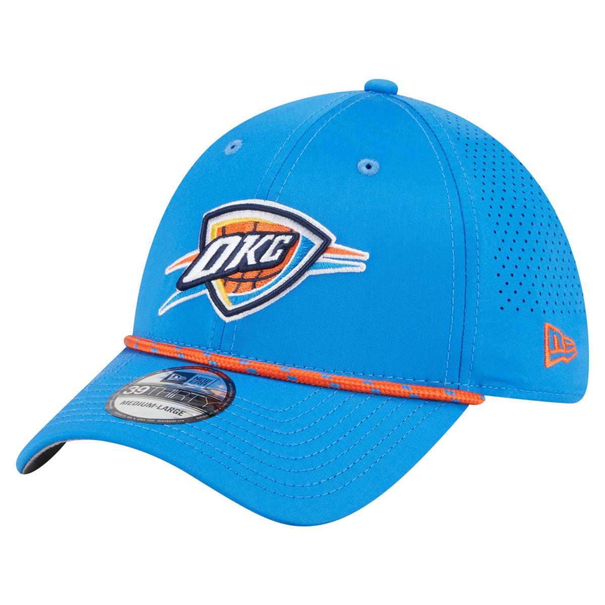 Oklahoma City Thunder Featherweight Poly Rope Flex 39Thirty Hat Blue | New Era discount