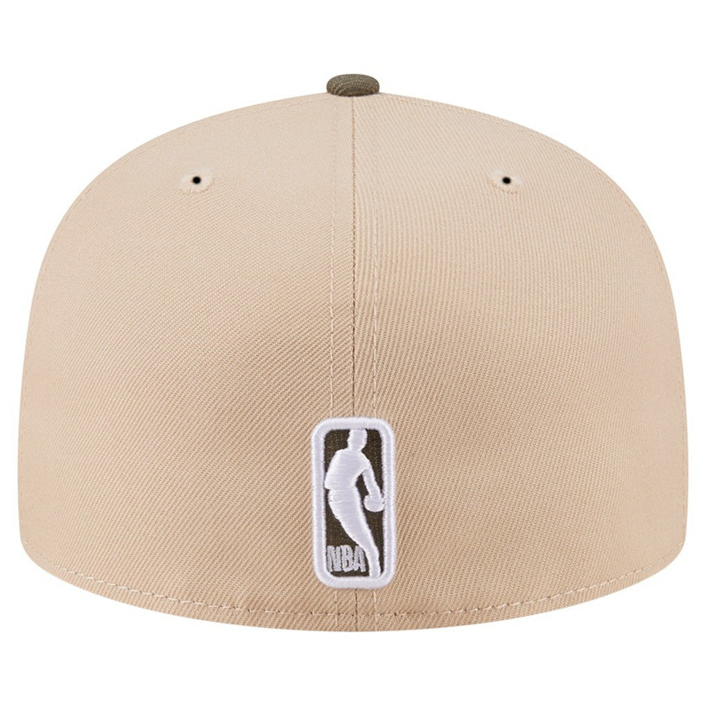 Boston Celtics Color Pack Two-Tone 59FIFTY A-Frame Fitted Hat Tan | New Era