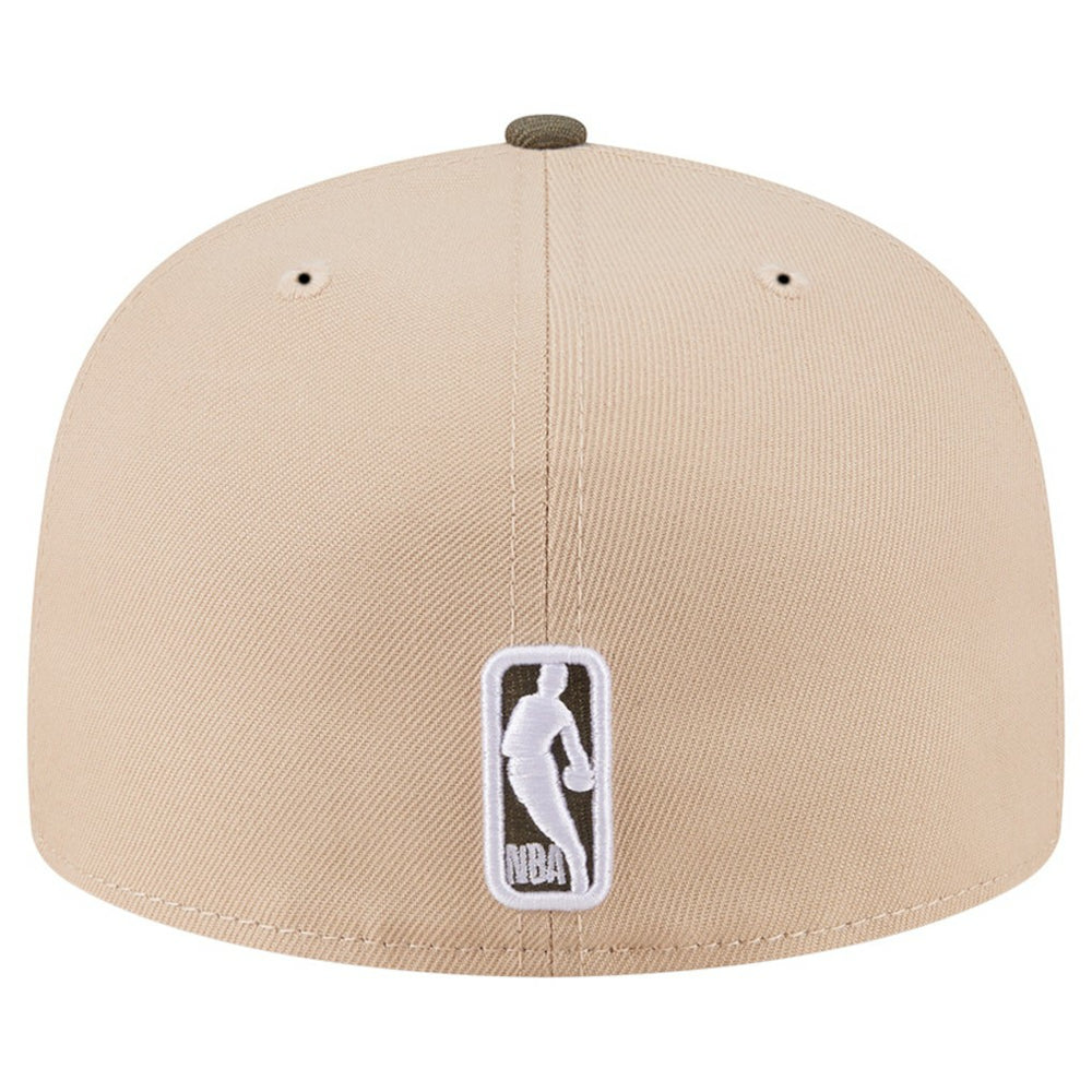 Boston Celtics Color Pack Two-Tone 59FIFTY A-Frame Fitted Hat Tan | New Era